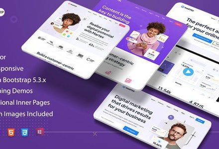 Martex 1.0.4.1 – Software, SaaS & Startup Landing Page WordPress Theme