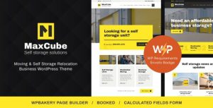 MaxCube 1.1.8 – Moving & Self Storage Relocation Business WordPress Theme
