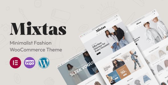 Mixtas 1.0.7 – Minimalist Fashion WooCommerce Theme