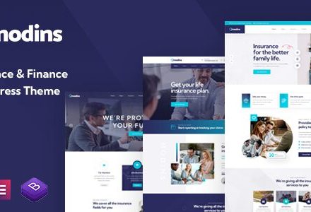 Modins 1.1.5 – Insurance & Finance WordPress Theme