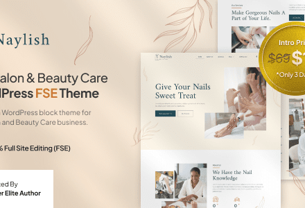 Naylish 1.0 – Nail Salon & Beauty Care FSE WordPress Theme