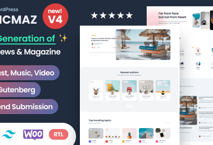 Ncmaz 4.3.6 – News Magazine & Podcast WordPress Theme