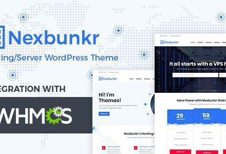 Nexbunker 1.8 – Hosting/Server WordPress Theme + WHMCS