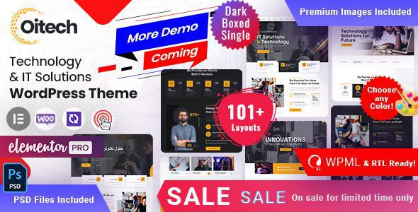 Oitech 3.0 – Technology WordPress Theme