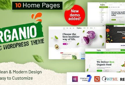 Organio 1.6.0 – Organic Food Store WordPress