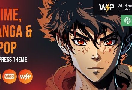 Otaku 1.5.0 – Anime, Manga & K-Pop WordPress Theme