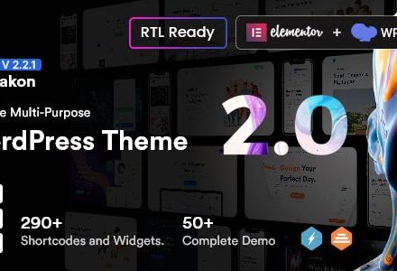 Rakon 2.2.3 – Creative Multi-Purpose WordPress Theme