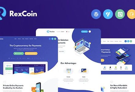 RexCoin 1.2.5 – A Multi-Purpose Cryptocurrency & Coin ICO WordPress Theme