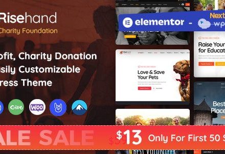 RiseHand 1.2.7 – Charity & Donation WordPress Theme