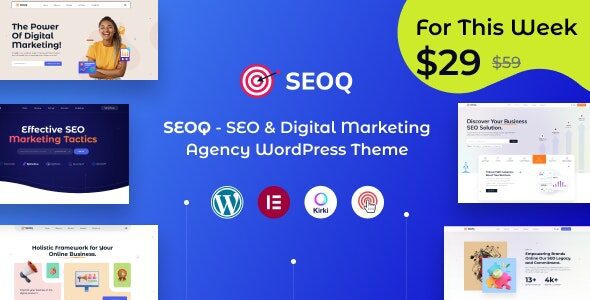 SEOQ 1.0.8 – SEO & Digital Marketing Agency WordPress Theme
