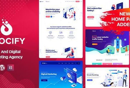 Seocify 3.8 – SEO Digital Marketing Agency WordPress Theme