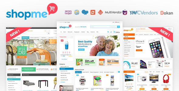 ShopMe 1.6.4 – Multi Vendor Woocommerce WordPress Theme