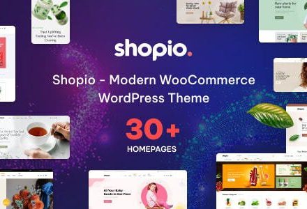 Shopio 1.1.9 – Multipurpose WooCommerce WordPress Theme