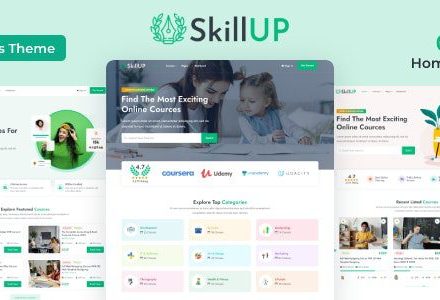 SkillUp 1.0.18 – Online Education WordPress Theme