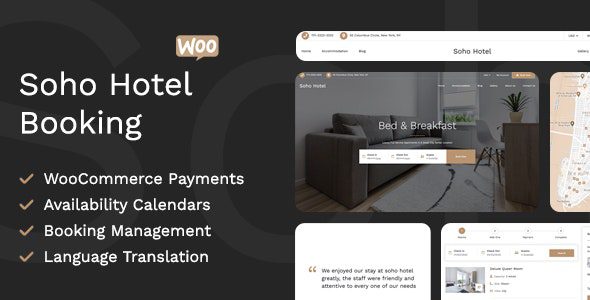 Soho Hotel Booking Calendar For WordPress 4.2.5