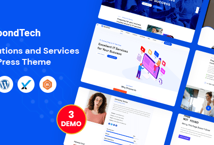 SpondTech 1.0.9 – IT Solutions And Services WordPress Theme