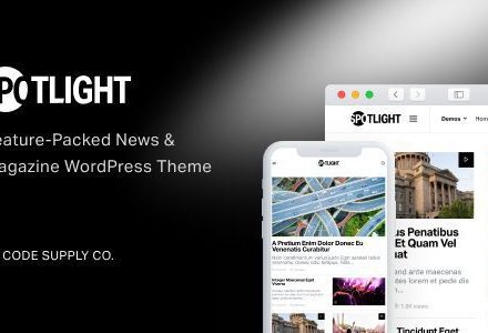 Spotlight 1.7.7 – Feature-Packed News & Magazine WordPress Theme