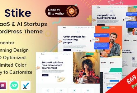 Stike 2.9 – Technology & SEO IT Startup WordPress Theme