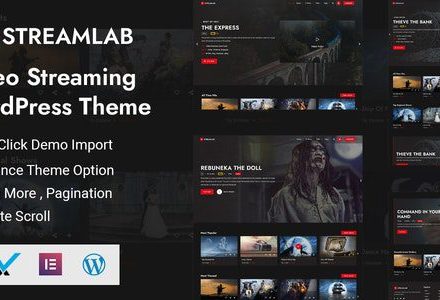 Streamlab 3.3 – Video Streaming WordPress Theme