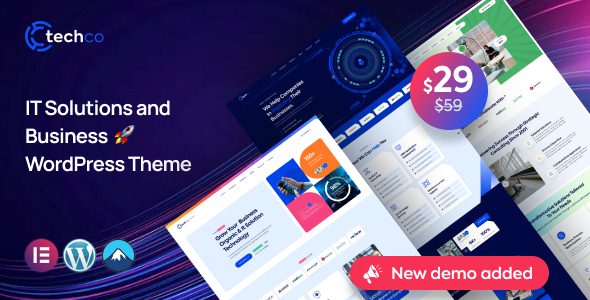 Techco 1.0.2 – IT Solutions & Business WordPress Theme