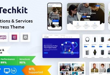 Techkit 1.6 – Technology & IT Solutions WordPress Theme