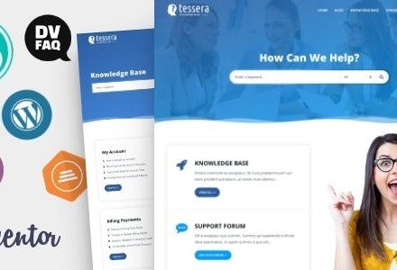 Tessera 2.7.1 – Knowledge Base & Support Forum WordPress Theme