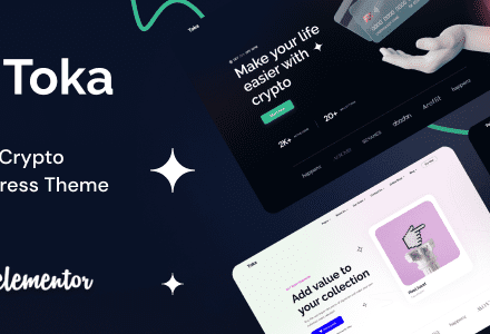 Toka 1.37 – NFT & Crypto WordPress Theme