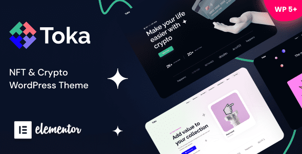 Toka 1.37 – NFT & Crypto WordPress Theme