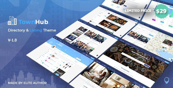 TownHub 1.8.0 – Directory & Listing WordPress Theme