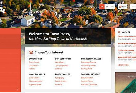 TownPress 3.8.10 – Municipality & Town Government WordPress Theme