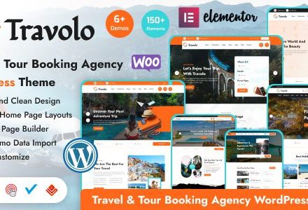 Travolo 1.0.7 – Travel Agency & Tour Booking WordPress Theme