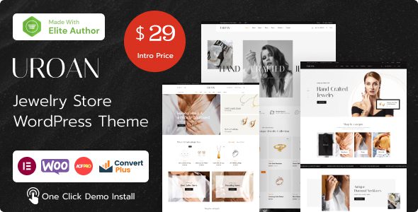 Uroan 1.4.4 – Jewelry & Ornament Store WordPress Theme
