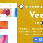 Veen 2.6.0 – Minimal Lightweight AMP Blog for WordPress