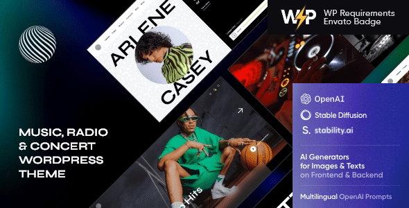 Verse 1.7 – Music, Radio & Concert WordPress Theme