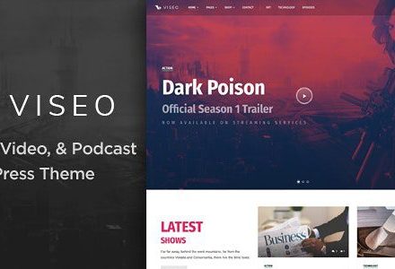 Viseo 4.0 – News, Video, & Podcast Theme
