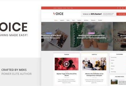 Voice 3.0.3 – News Magazine WordPress Theme