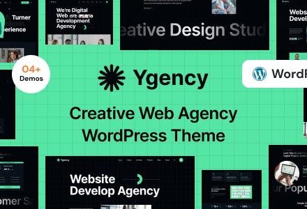 Ygency 1.0.3 – Web Design Agency WordPress Theme