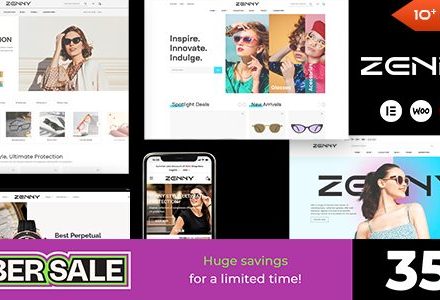 Zenny 1.7.4 – Jewelry, Watches & Glasses Elementor WooCommerce WordPress Theme
