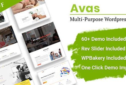 Avas 6.9.8 – Elementor MultiPurpose WordPress Theme