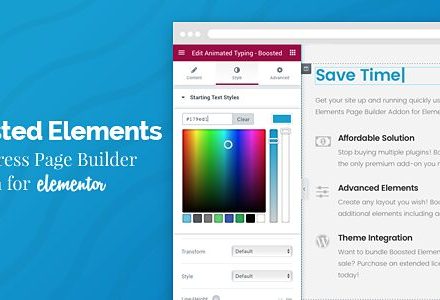 Boosted Elements 6.3 – WordPress Page Builder Add-on for Elementor