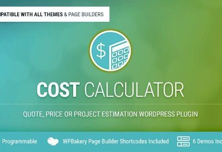 Cost Calculator WordPress Plugin 2.4.1