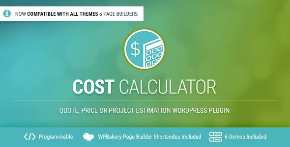 Cost Calculator WordPress Plugin 2.4.1