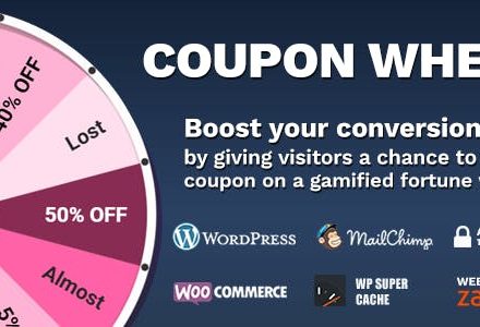 Coupon Wheel For WooCommerce and WordPress 3.5.7