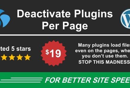 Deactivate Plugins Per Page 1.17.0 – Improve WordPress Performance