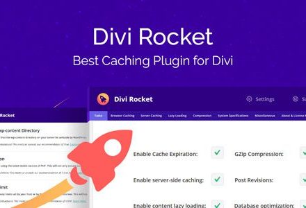 Divi Rocket 1.0.50 – Caching Plugin for Divi
