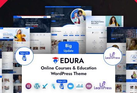 Edura 2.0.0 – Online Courses & Education WordPress Theme