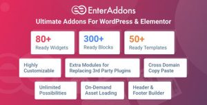 Enter Addons Pro 1.0.3 – Elementor Addons for WordPress