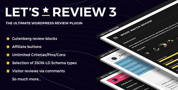 Let’s Review 3.4.3 – WordPress Plugin With Affiliate Options