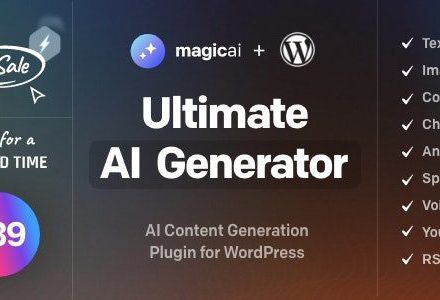 MagicAI for WordPress 1.4 – AI Text, Image, Chat, Code, and Voice Generator