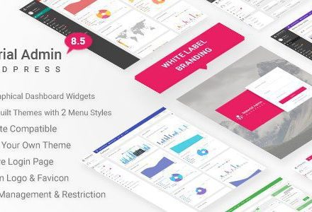 Material 8.6 – White Label WordPress Admin Theme